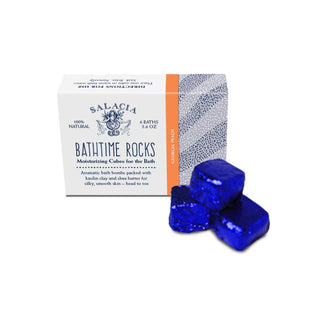 Salacia Salts - Georgia Peach BathTime Rocks (Set of 6)