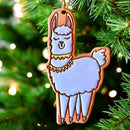 Little Clay Hen - Llama / Alpaca Artisanally Crafted Ornament: Cream-3