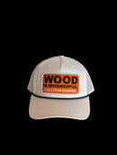 Wood Is Wonderful Hochatown OK White/ Black Richardson Trucker Hat-2