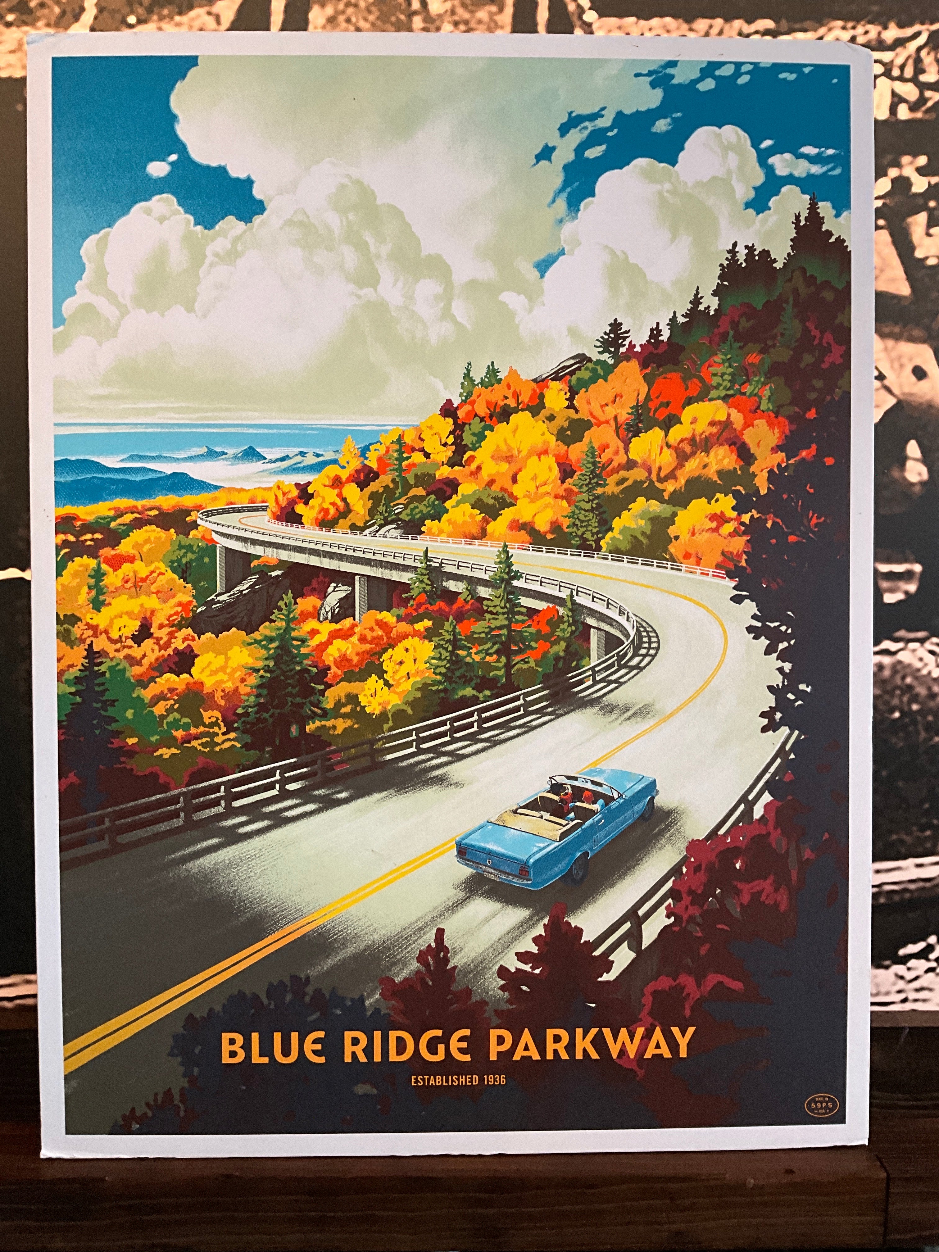 Blue Ridge Parkway Poster Board