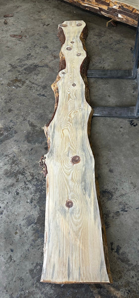 Unfinished Live Edge Pine Slab (ULES-2887)