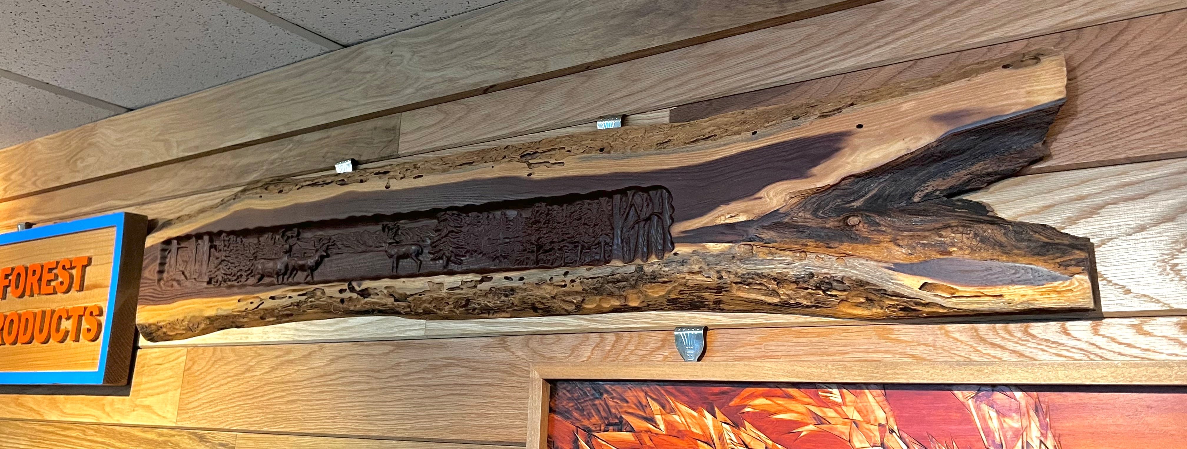 Wooden Woods Carved Wall Art