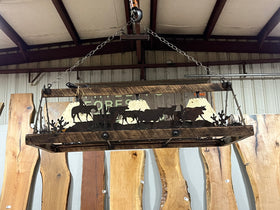 Cattle Drive Chandelier