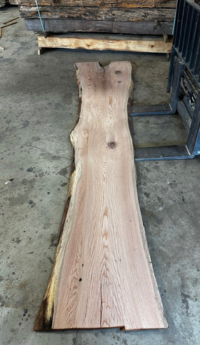 Unfinished Live Edge Red Oak Slab (ULES-2885)