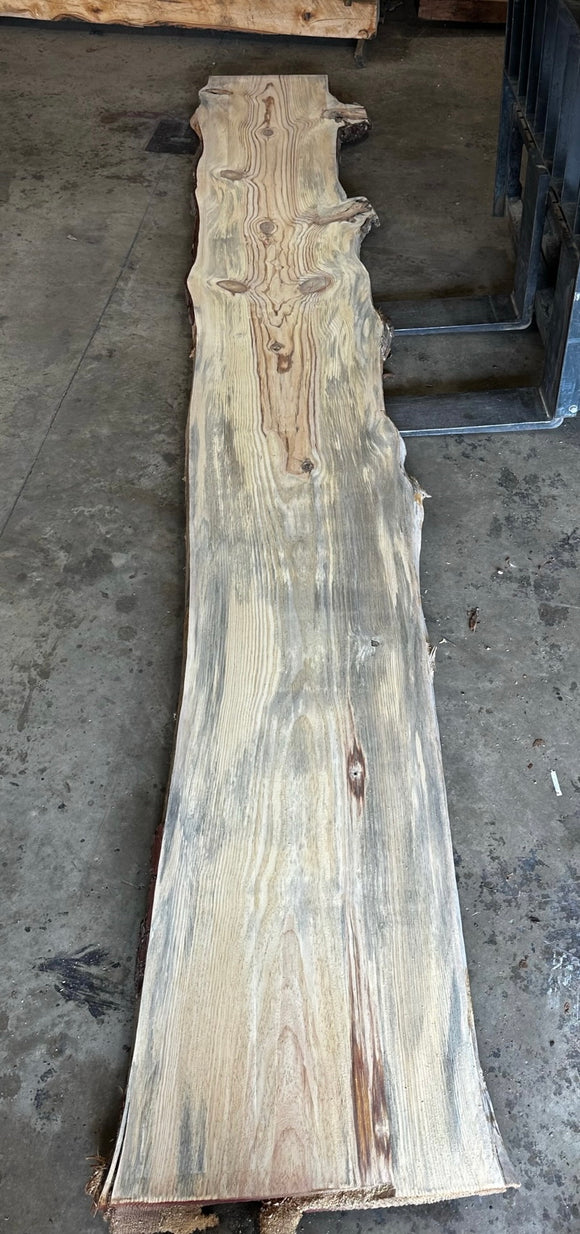 Unfinished Live Edge Pine Slab (ULES-2891)