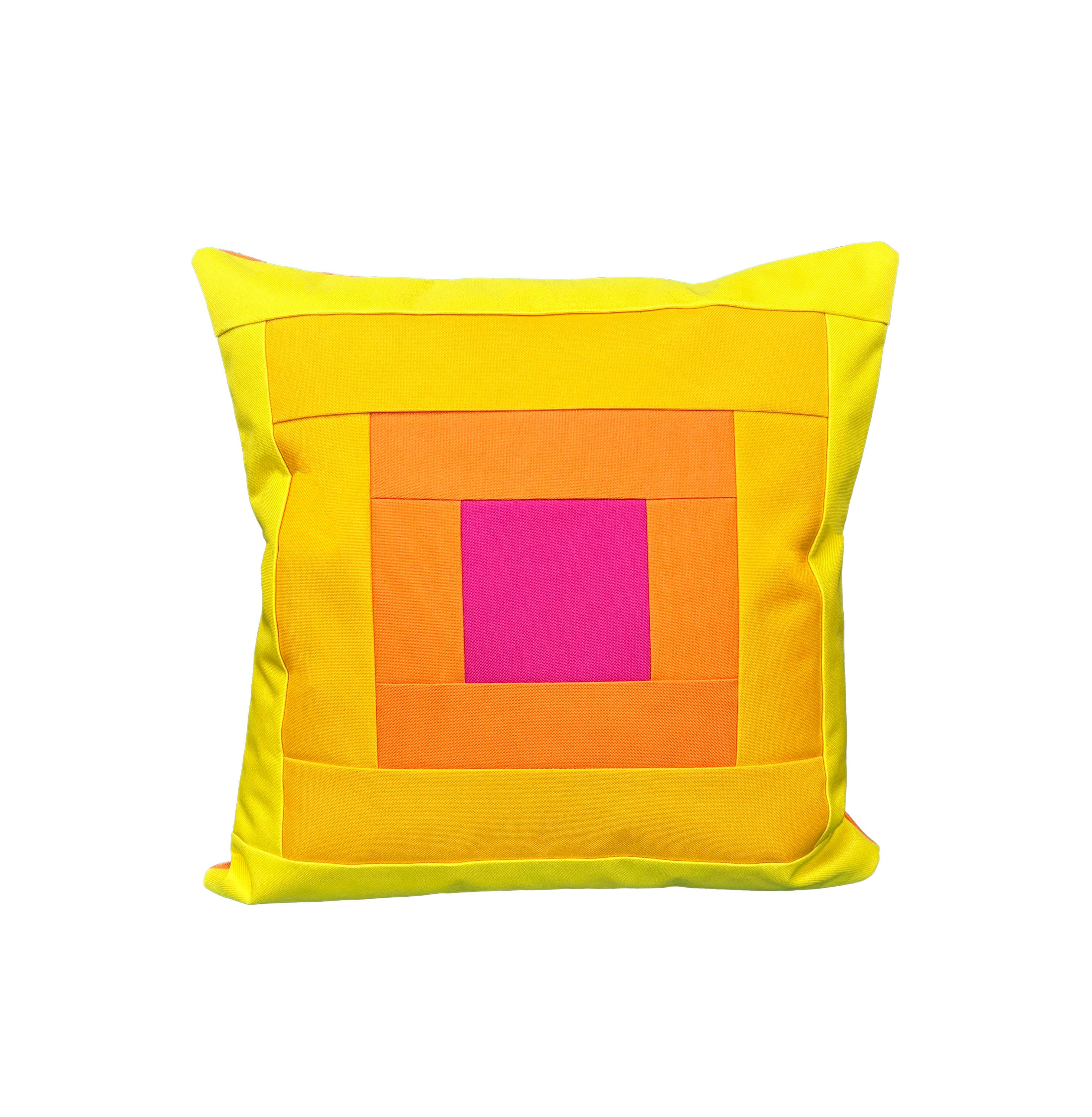 Dirtsa Studio - Outdoor Pillow Cover in "Sunrise" Colorway: Outer Case Only