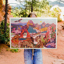 Caroline Clark - National Parks Collage: 12"x18"-3