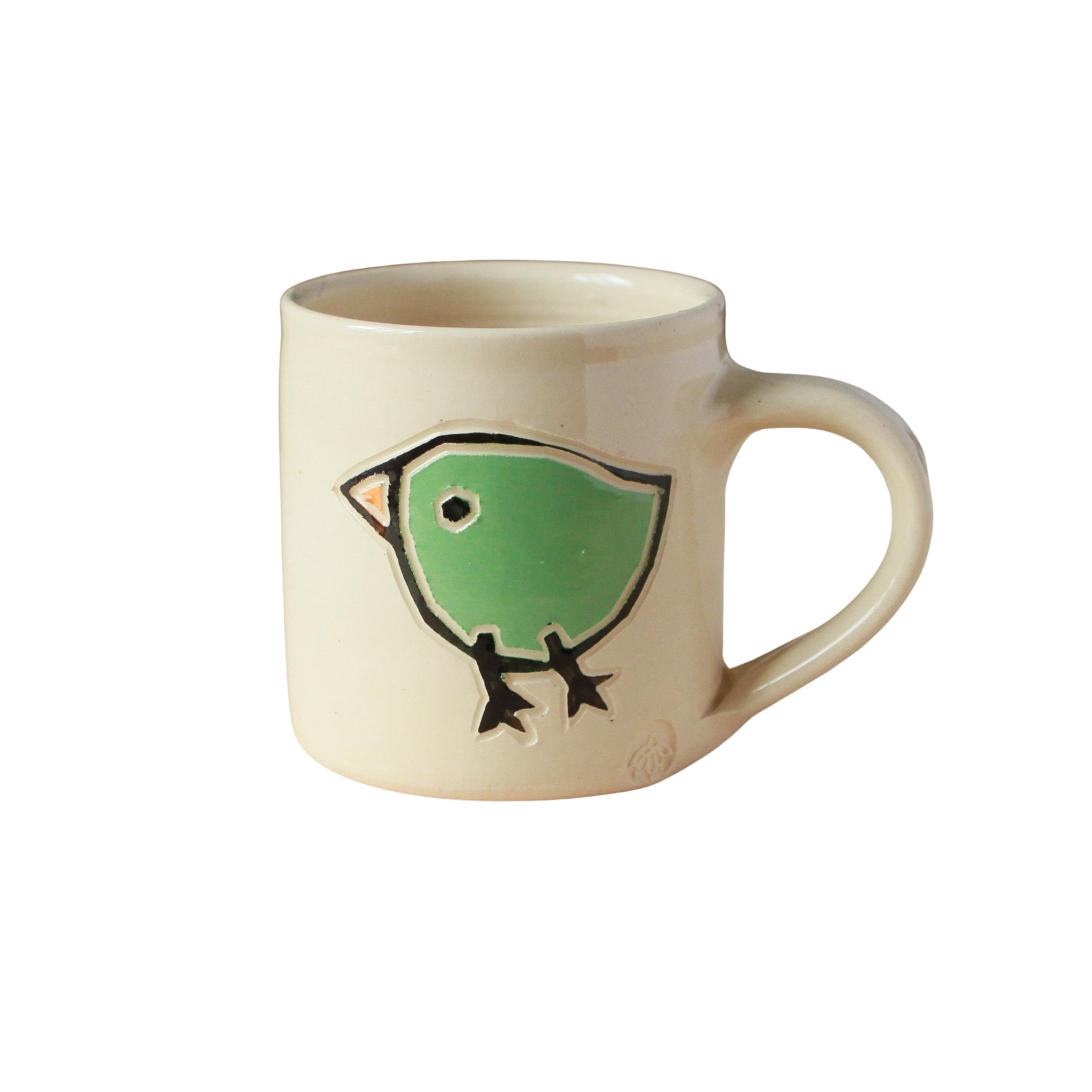 Susan Stone Design - Bird wee Mug: Green