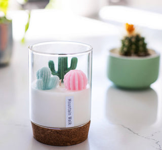 ZOETSTUDIO - Cactus Candle | Soy Blend Candle: Beach Vibe