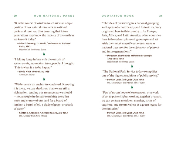 Applewood Books - Our National Parks Quotation Book