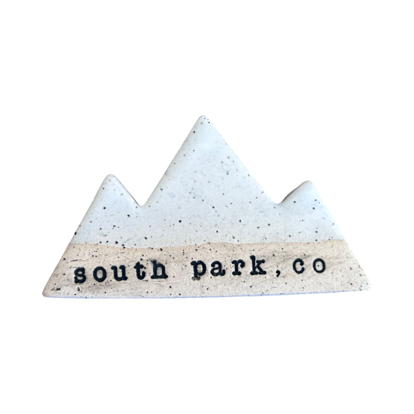 Mountain Bound Pottery - Customizable Mountain Magnet- MADE TO ORDER: Lilac