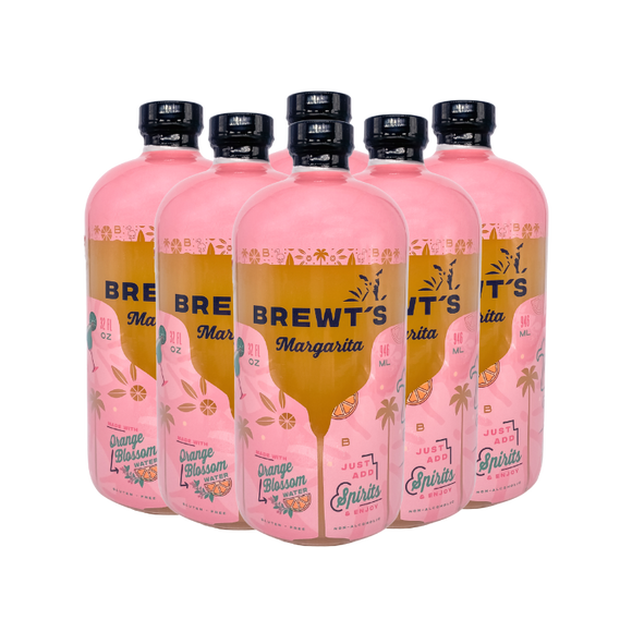 Brewt's Cocktail Mixers & Hot Sauces - Margarita Mix | All-Natural & Fresh Premium Cocktail Mixer