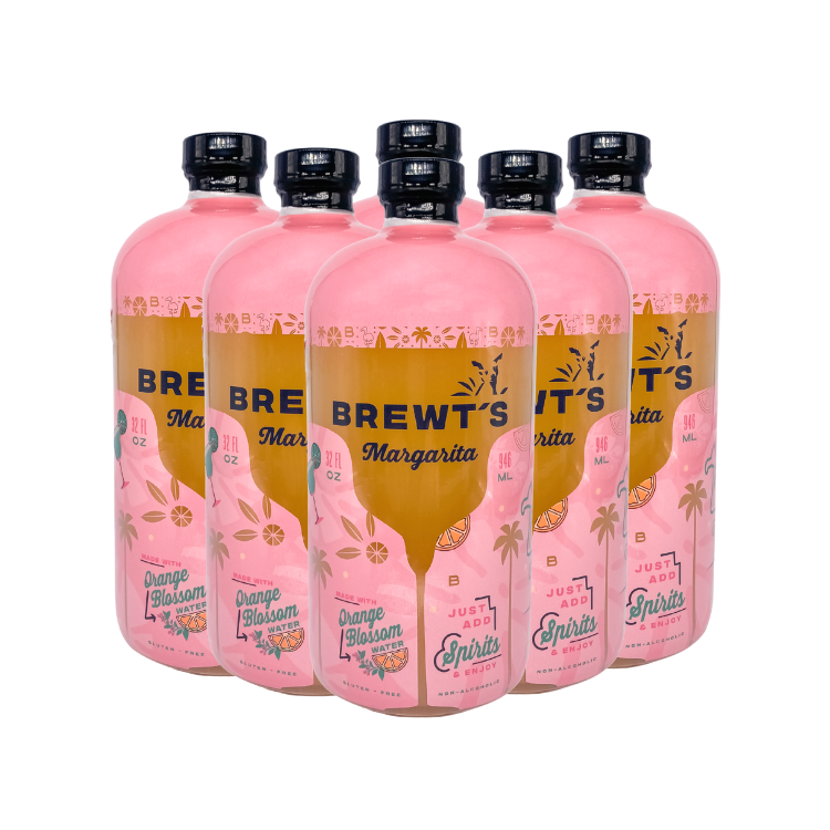 Brewt's Cocktail Mixers & Hot Sauces - Margarita Mix | All-Natural & Fresh Premium Cocktail Mixer