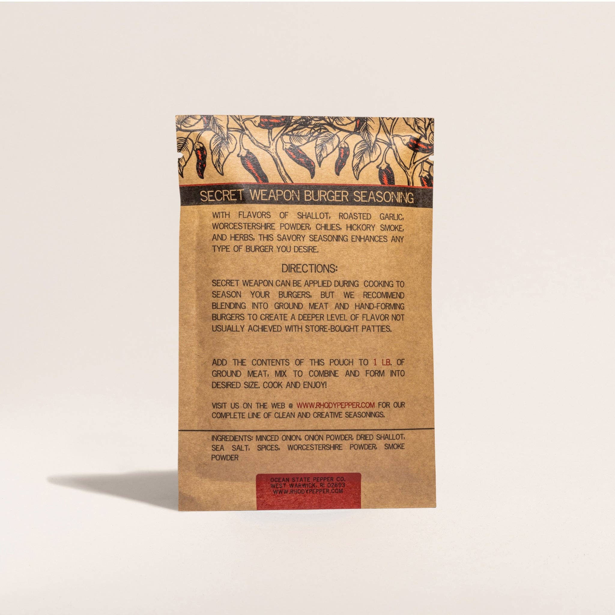 Ocean State Pepper Co. - Secret Weapon Burger Seasoning - 0