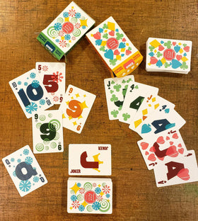 Hatch Show Print - Colorful Playing Cards: Traditional - Hearts/Spades/Clubs/Diamonds - 0