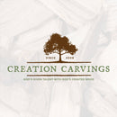 Creation Carvings LLC - Walking Stick, Up to 72" Adult Hiking Stick: 58"-10