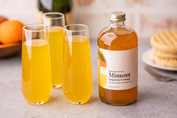 Wood Stove Kitchen - Mimosa Mixer w/ Tangerine & Mango for Cocktails and Mocktails, 16 fl oz