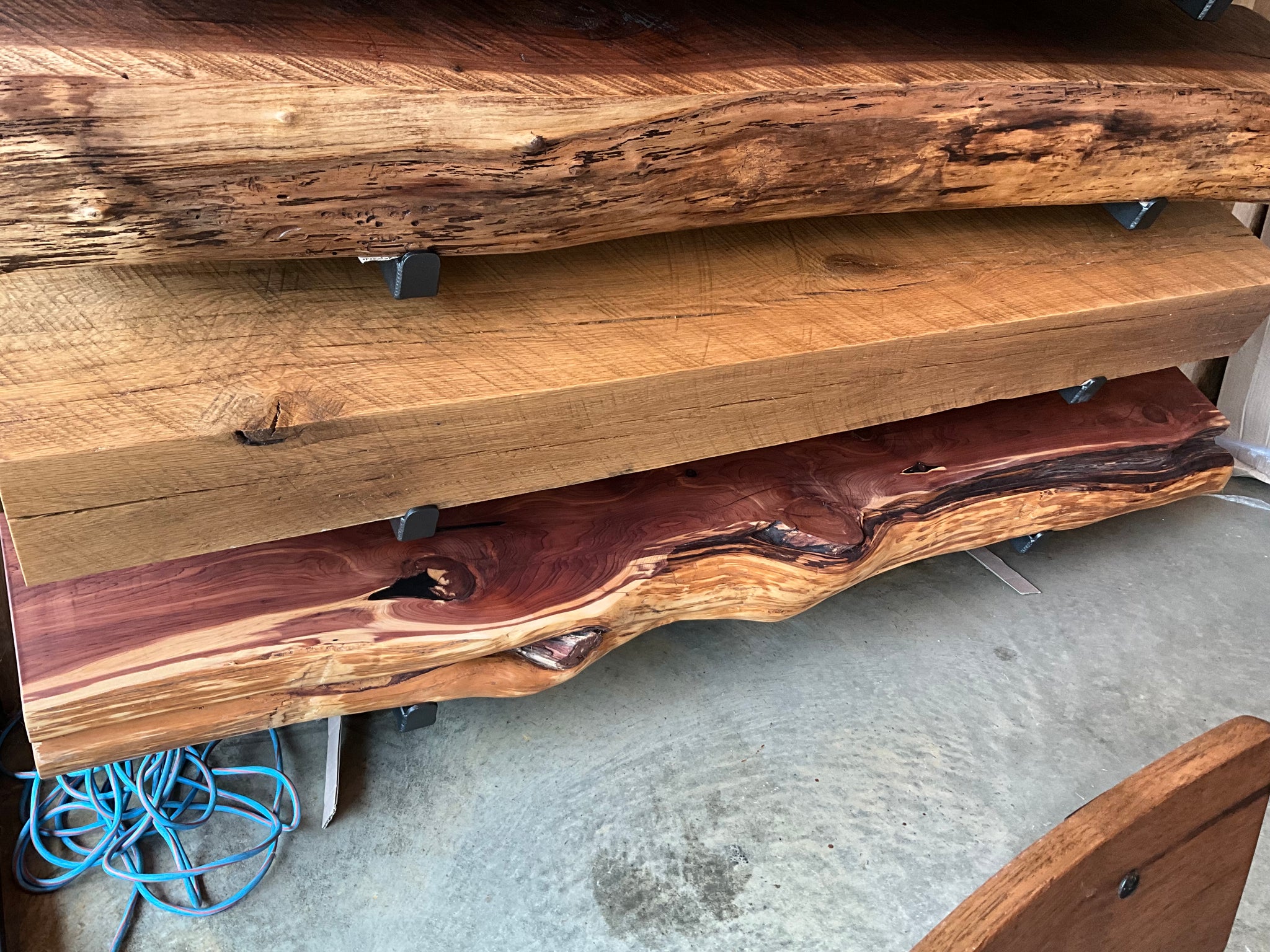 Live Edge Cedar Fireplace Mantel The Forest Store