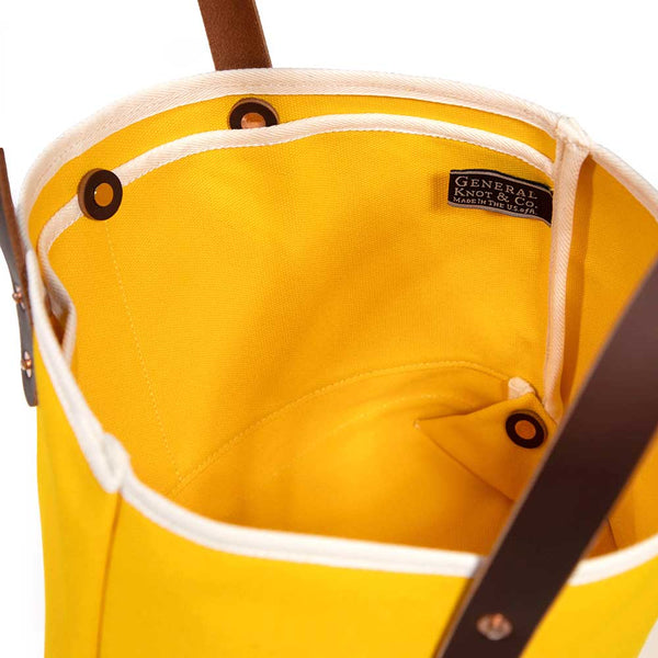 General Knot & Co. - Solar Yellow Canvas All Day Mini Tote