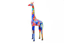 Ocean Sole - Reticulated Giraffe Sculpture from Recycled Flip-Flops: Large-4