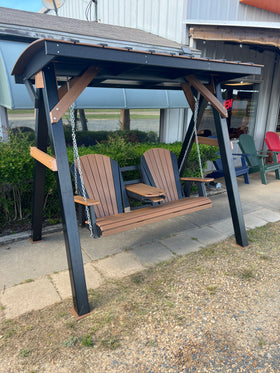 Outdoor A-Frame Canopy Swing