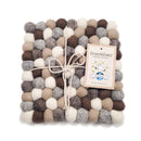 Friendsheep - Earth Tones Eco Coasters Set of 4 - Eco Coasters-4