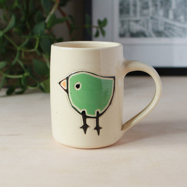 Susan Stone Design - Bird Mug: Blue