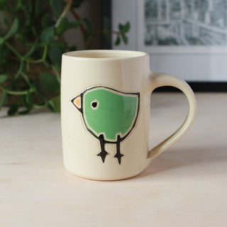 Susan Stone Design - Bird Mug: Green