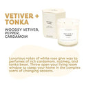 Vetiver + Tonka Glass Tumbler Soy Candle