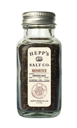 Mesquite Smoked Sea Salt: 2 oz Jar