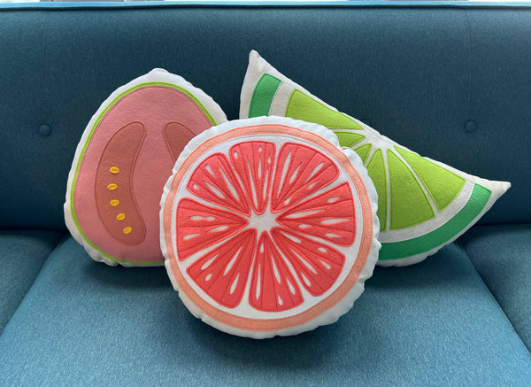 Dirtsa Studio - Fruit Pillow - Lime