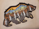 Burning Country - 3D Multi Layer Bear-3