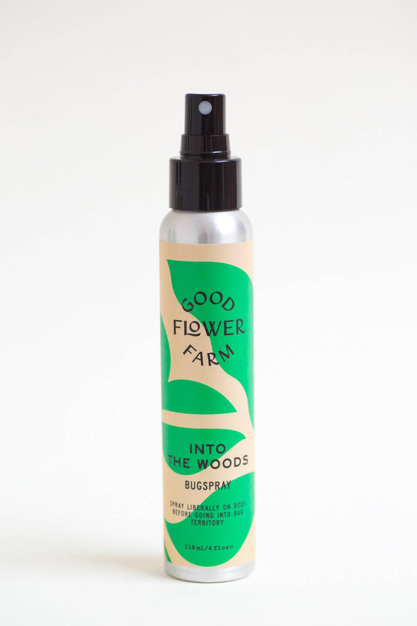 Good Flower Farm - Into the Woods Natural Bugspray - Deet Free - BACK IN STOCK!: 4 fl oz