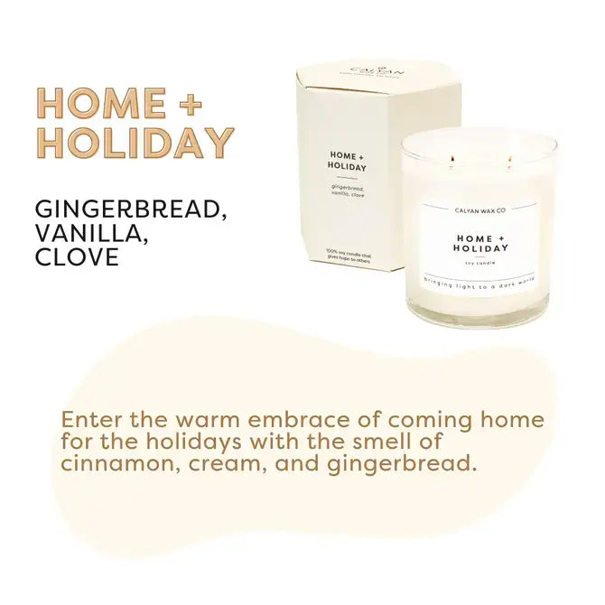 Calyan Wax Co. - Home + Holiday - Glass Tumbler Soy Candle - 0
