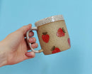 Osso Ceramics - Strawberry Stamped Mug: 12 fl oz-10