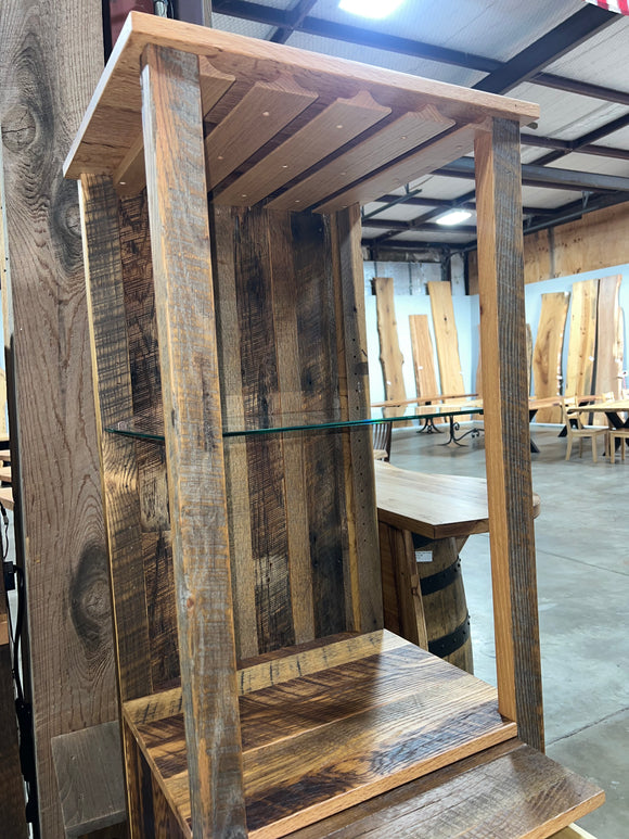 Reclaimed Wine Tower