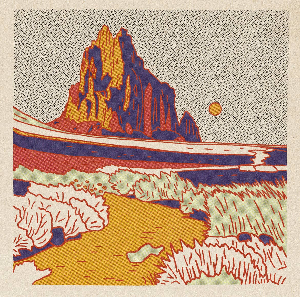 Caroline Clark - Morning Desert Postcard Set