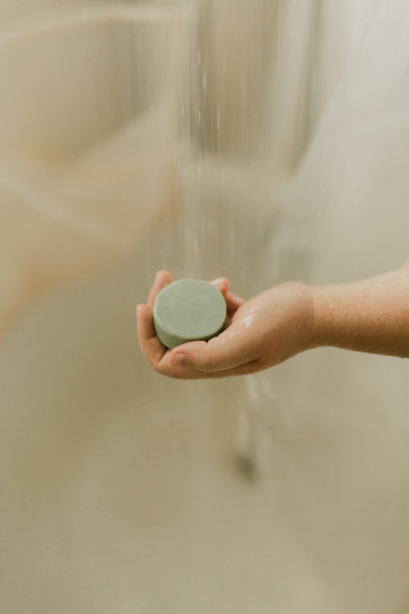 Zero Waste MVMT - Conditioner Bar | Peppermint + Eucalyptus | Travel Container