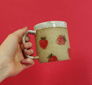 Osso Ceramics - Strawberry Stamped Mug: 12 fl oz-2
