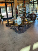 Walnut Root Base Table-2