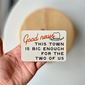 Morgan Lacey Hart - This Town is Big Enough Magnet - 0