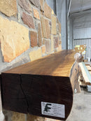 Live Edge Walnut Fireplace Mantel-1
