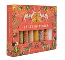 The African Home Goods - Salts of Africa Salt Collection | Gourmet Sampler Spice Gift Set | Gift for Men | Gift for Women | Gift for all occasions | Infused Salt | Caviar Salt | Cape Malay Salt | Oak Smoked Salt | Roobios Infused Salt | African Herb Salts-5
