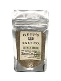 Citrus Herb Sea Salt: 2.5 oz French Jar