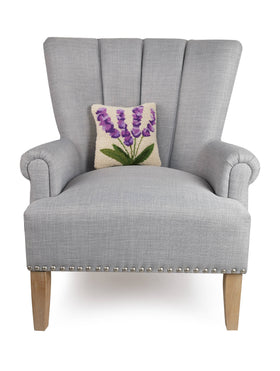 Peking Handicraft - Lavender Bouquet Hook Pillow - 0