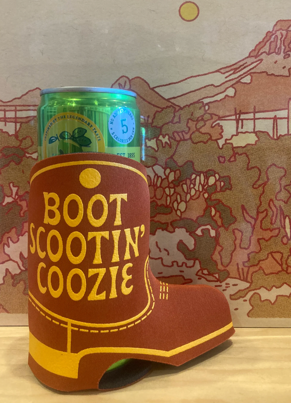 Caroline Clark - Boot Scootin' Coozie: Brown/Gold
