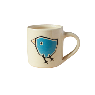 Susan Stone Design - Bird wee Mug: Blue