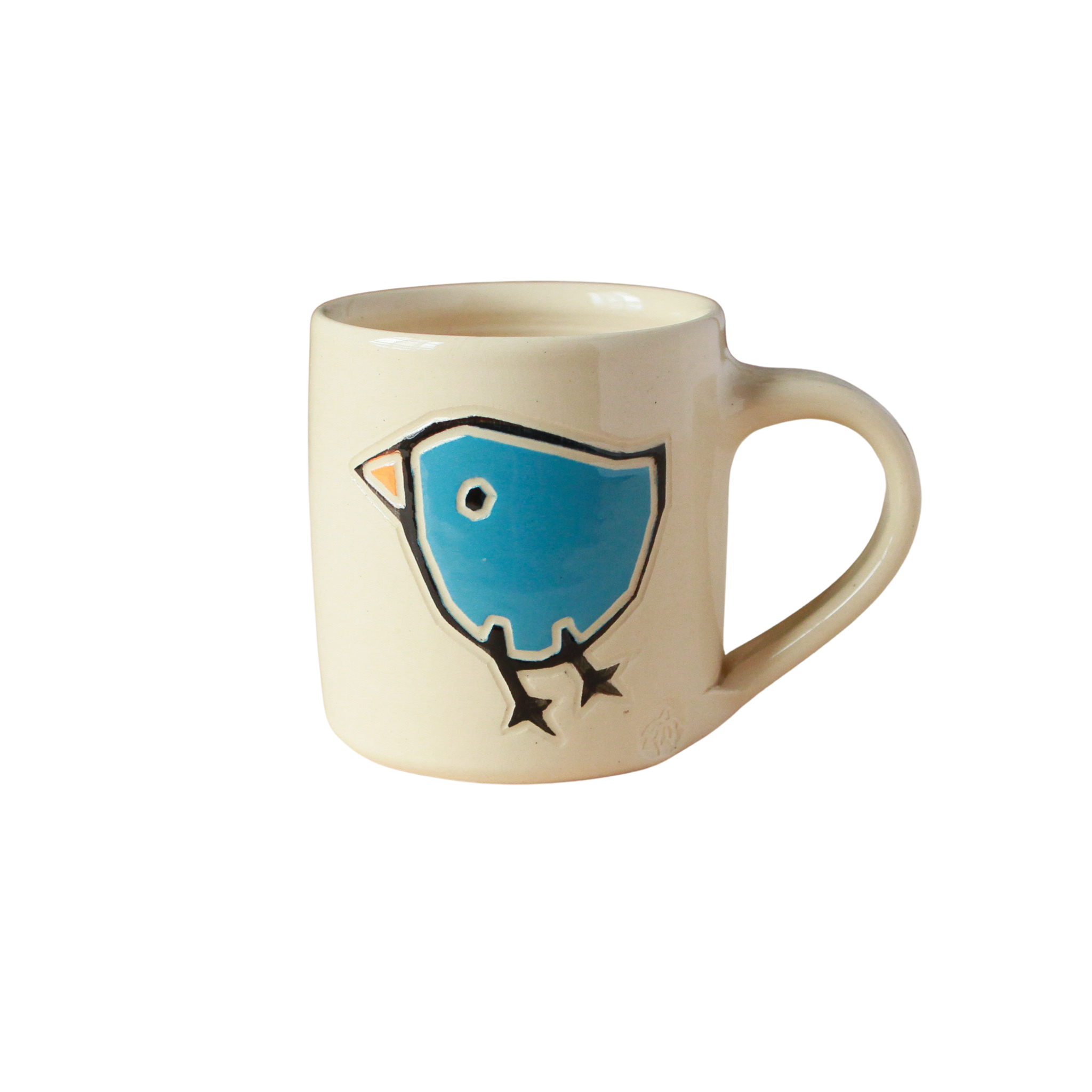Susan Stone Design - Bird wee Mug: Green