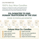 Calyan Wax Co. - Home + Holiday - Glass Tumbler Soy Candle-10
