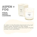 Aspen + Fog Glass Tumbler Soy Candle